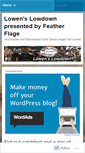 Mobile Screenshot of billlowen.wordpress.com