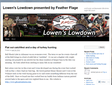 Tablet Screenshot of billlowen.wordpress.com