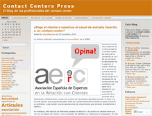 Tablet Screenshot of contactcenters.wordpress.com