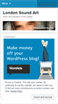 Mobile Screenshot of londonsoundart.wordpress.com