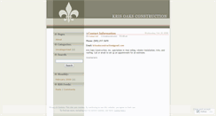 Desktop Screenshot of krisoaksconstruction.wordpress.com