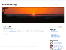 Tablet Screenshot of dishfullthinking.wordpress.com