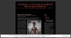 Desktop Screenshot of nefretcinayetleriniduyuruyoruz.wordpress.com