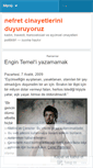 Mobile Screenshot of nefretcinayetleriniduyuruyoruz.wordpress.com