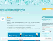 Tablet Screenshot of mysolomomprayers.wordpress.com