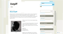 Desktop Screenshot of aboutdatpiff.wordpress.com