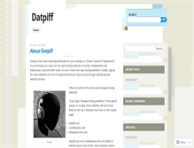 Tablet Screenshot of aboutdatpiff.wordpress.com