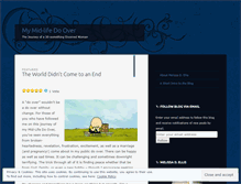 Tablet Screenshot of mymidlifedoover.wordpress.com