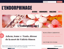 Tablet Screenshot of endorphinage.wordpress.com