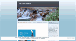 Desktop Screenshot of littletravelnotebook.wordpress.com