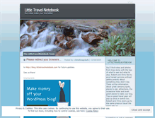 Tablet Screenshot of littletravelnotebook.wordpress.com