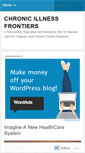 Mobile Screenshot of chronicillnessfrontiers.wordpress.com