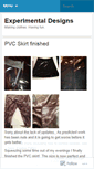 Mobile Screenshot of experimentaldesigns.wordpress.com