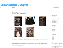 Tablet Screenshot of experimentaldesigns.wordpress.com