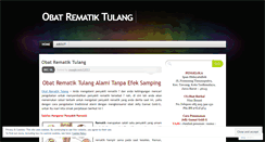 Desktop Screenshot of obatrematiktulangg.wordpress.com