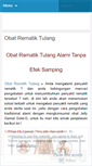 Mobile Screenshot of obatrematiktulangg.wordpress.com