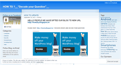 Desktop Screenshot of howtoq.wordpress.com