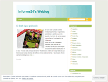 Tablet Screenshot of informe24.wordpress.com