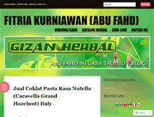 Tablet Screenshot of gizanherbal.wordpress.com