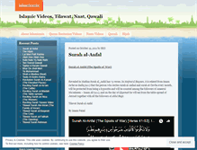 Tablet Screenshot of islamicmix.wordpress.com