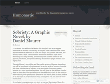 Tablet Screenshot of humonastic.wordpress.com