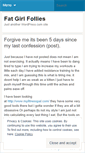 Mobile Screenshot of fatgirlfollies.wordpress.com