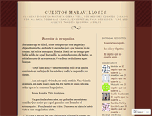 Tablet Screenshot of cuentosmaravillosos.wordpress.com