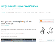 Tablet Screenshot of chuyentoan.wordpress.com