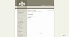 Desktop Screenshot of cubpack100.wordpress.com