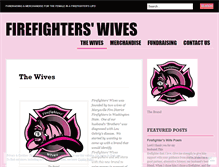 Tablet Screenshot of firefighterswives.wordpress.com