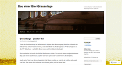 Desktop Screenshot of brauanlagen.wordpress.com