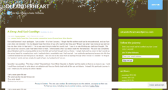 Desktop Screenshot of oleanderheart.wordpress.com