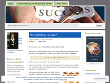 Tablet Screenshot of careerowners.wordpress.com