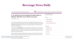 Desktop Screenshot of bevnewsdaily.wordpress.com