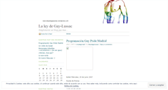 Desktop Screenshot of laleydegaylussac.wordpress.com