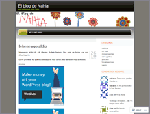 Tablet Screenshot of blogdenahia.wordpress.com