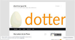 Desktop Screenshot of dottergelb.wordpress.com