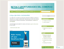 Tablet Screenshot of comerciotradicional.wordpress.com