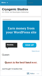 Mobile Screenshot of cryogenicartstudios.wordpress.com