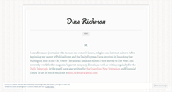 Desktop Screenshot of dinarickman.wordpress.com