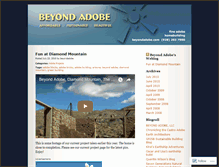 Tablet Screenshot of beyondadobe.wordpress.com