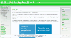 Desktop Screenshot of l321.wordpress.com