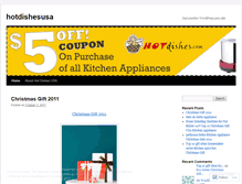 Tablet Screenshot of hotdishesusa.wordpress.com