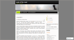 Desktop Screenshot of codeoftheroad.wordpress.com