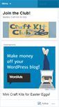 Mobile Screenshot of craftkitclub.wordpress.com