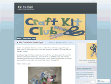 Tablet Screenshot of craftkitclub.wordpress.com