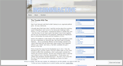 Desktop Screenshot of insomniactive.wordpress.com