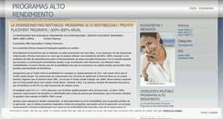 Desktop Screenshot of programasaltorendimiento.wordpress.com