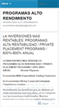 Mobile Screenshot of programasaltorendimiento.wordpress.com