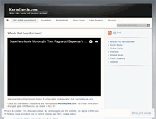 Tablet Screenshot of kevingarciasite.wordpress.com
